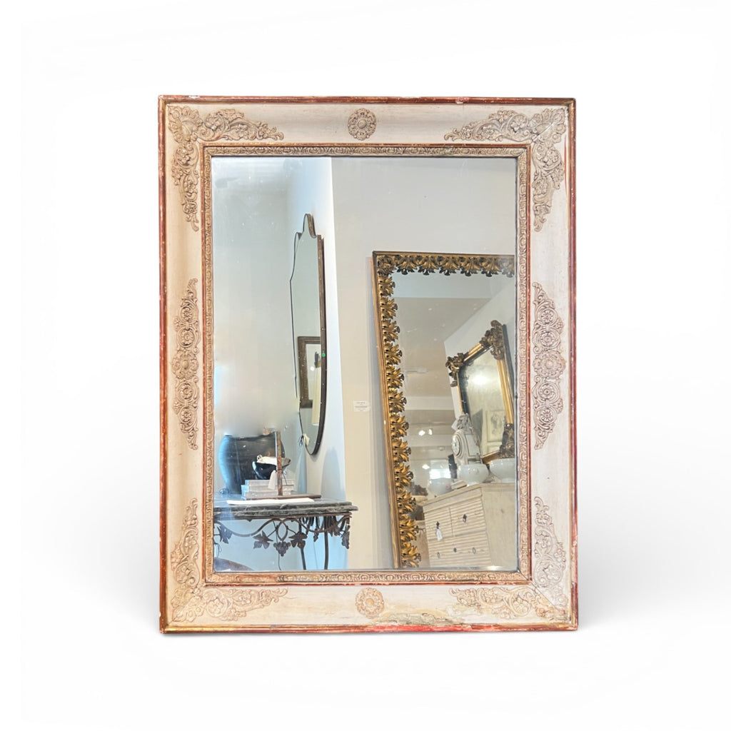 19th Century French Antique Louis Philippe Mirror - Small