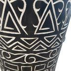 Black & White Tribal Stool/Table