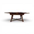 19th Century Swiss Antique Walnut Table with Slate & 2 Leaves