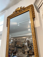 18th Century French Antique Louis XVI Neoclassical Mirror with Urn