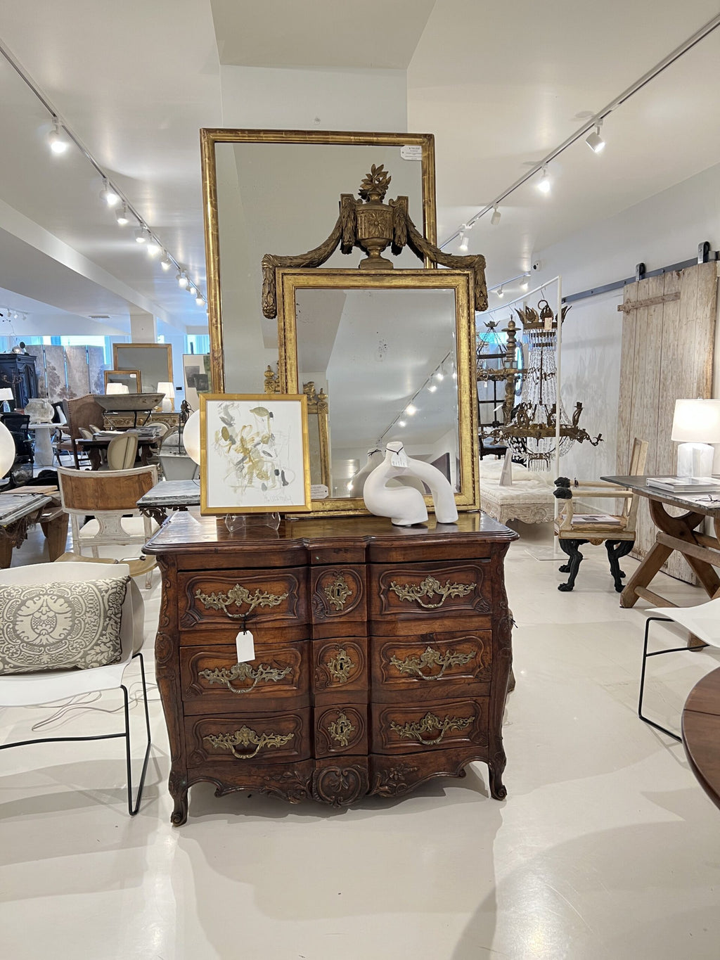 Italian Neoclassical Gilded Mirror