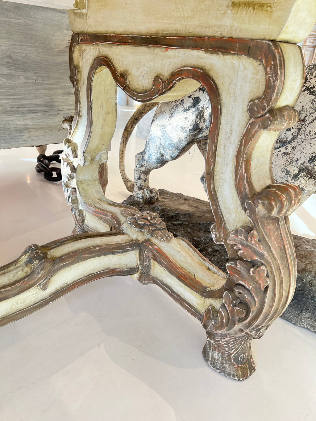 Maison Mirrored Top Table Desk