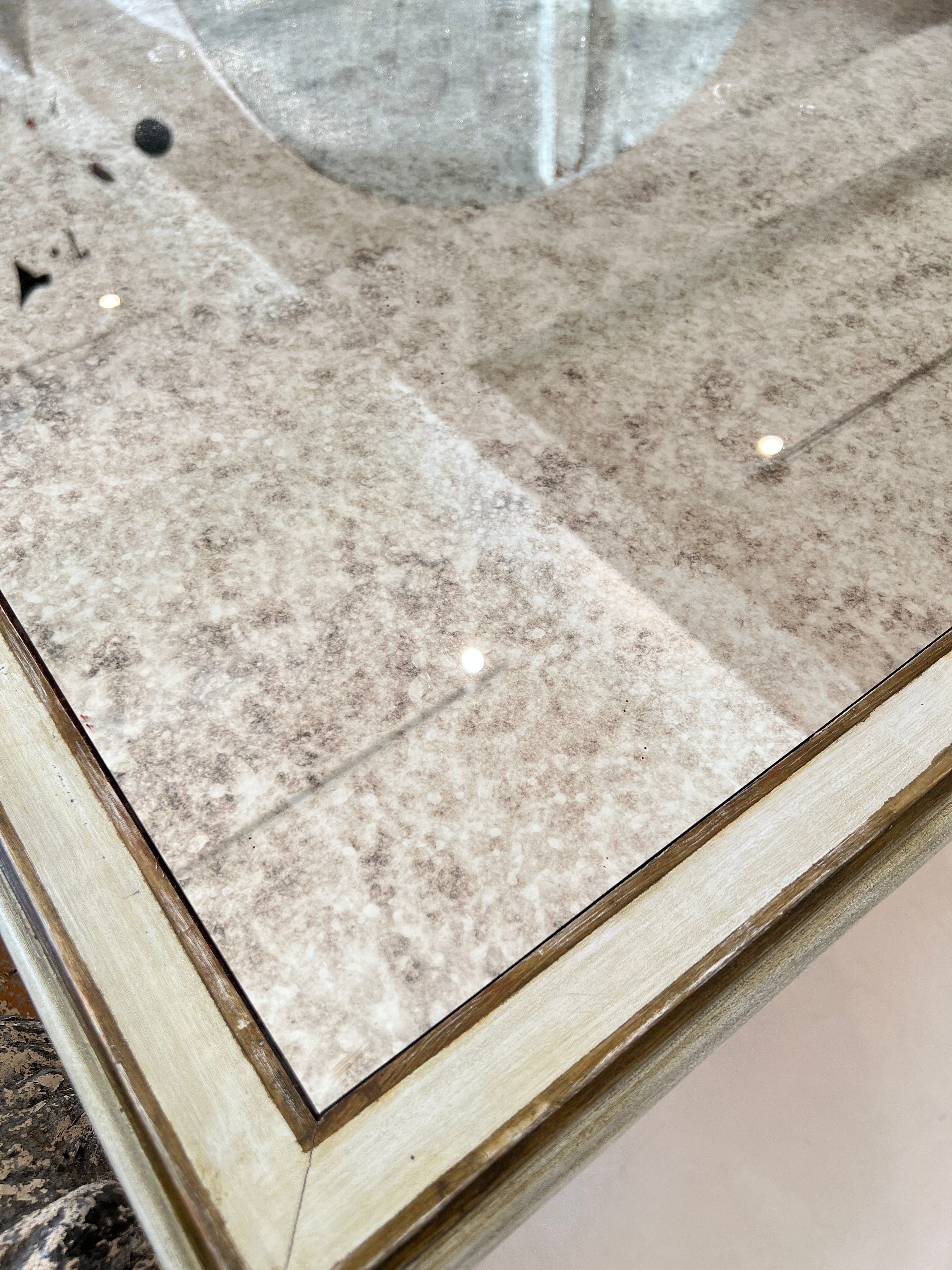 Maison Mirrored Top Table Desk