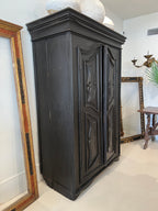 18th Century Italian Black Armoire