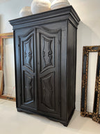 18th Century Italian Black Armoire