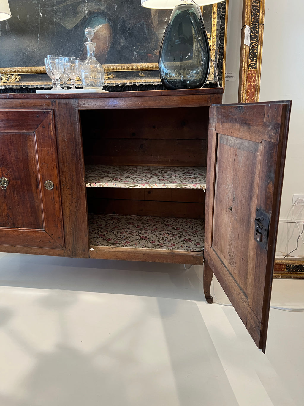 18th Century Italian Antique Walnut Buffet