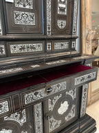 19th Century Italian Cabinet with Bone Inlay by Ferdinando Pogliani