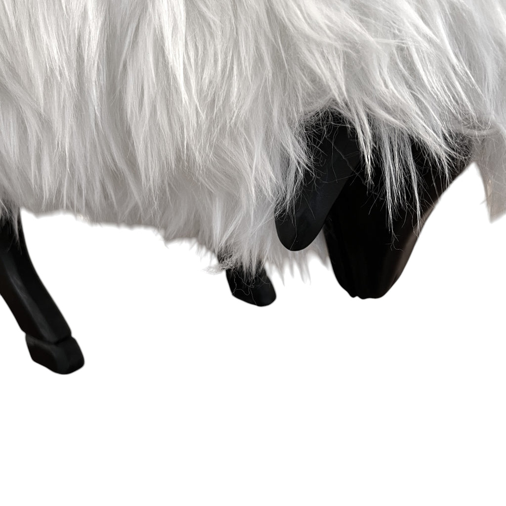 Maison Sheep Ottoman - White