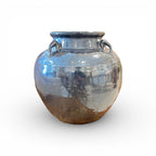 Glazed 4 Handle Pot
