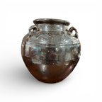 Glazed 4 Handle Pot