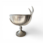 Aluminum Bowl With Stag Horns