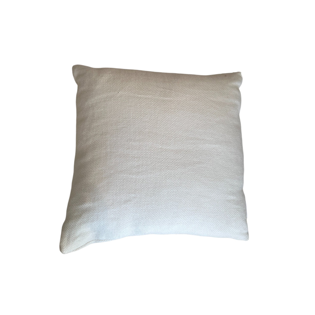 Black & Oyster Belgian Heavy Linen Pillow