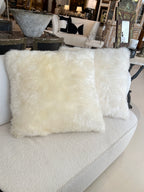 White Fur Pillow