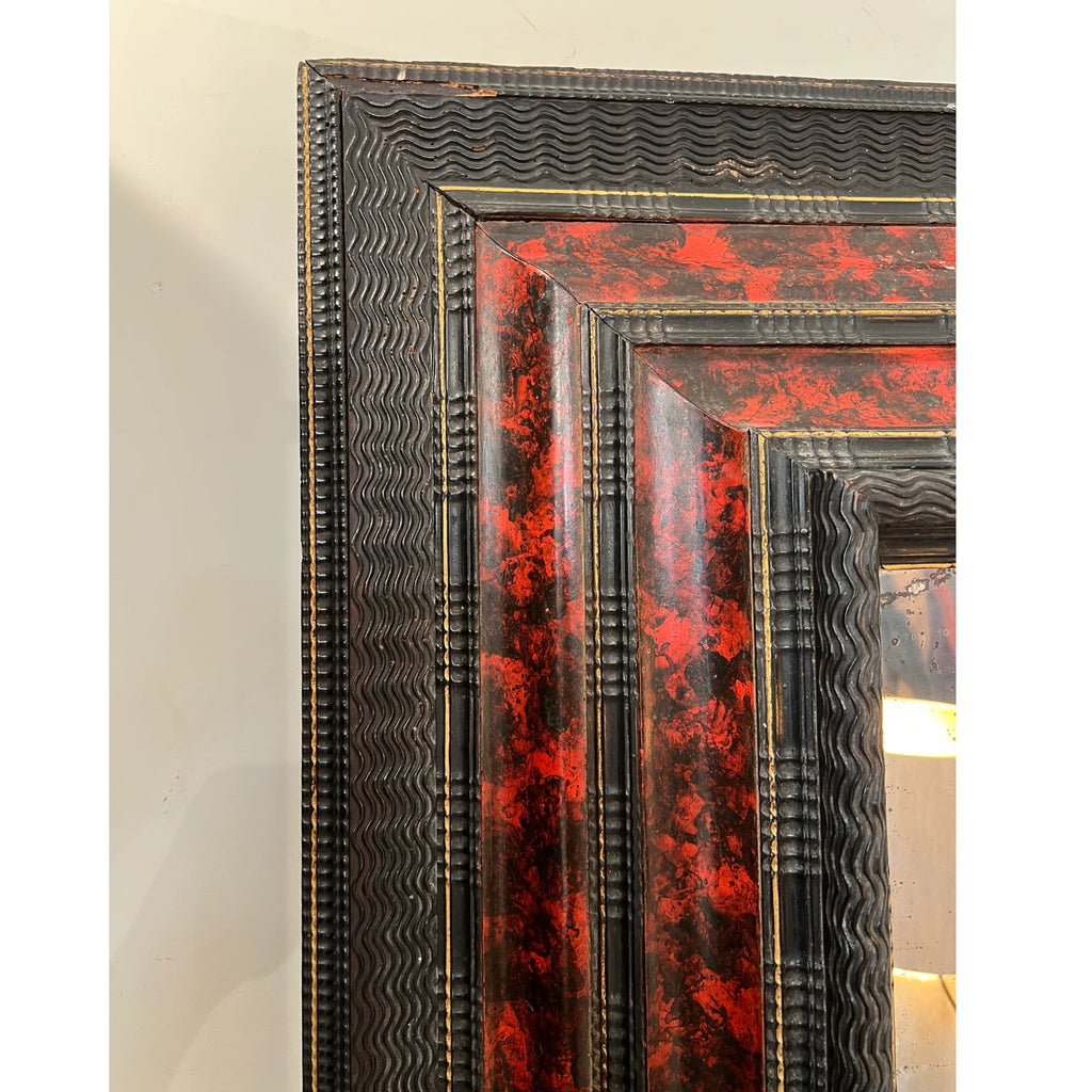 18th Century Italian Faux Tortoise Mirror