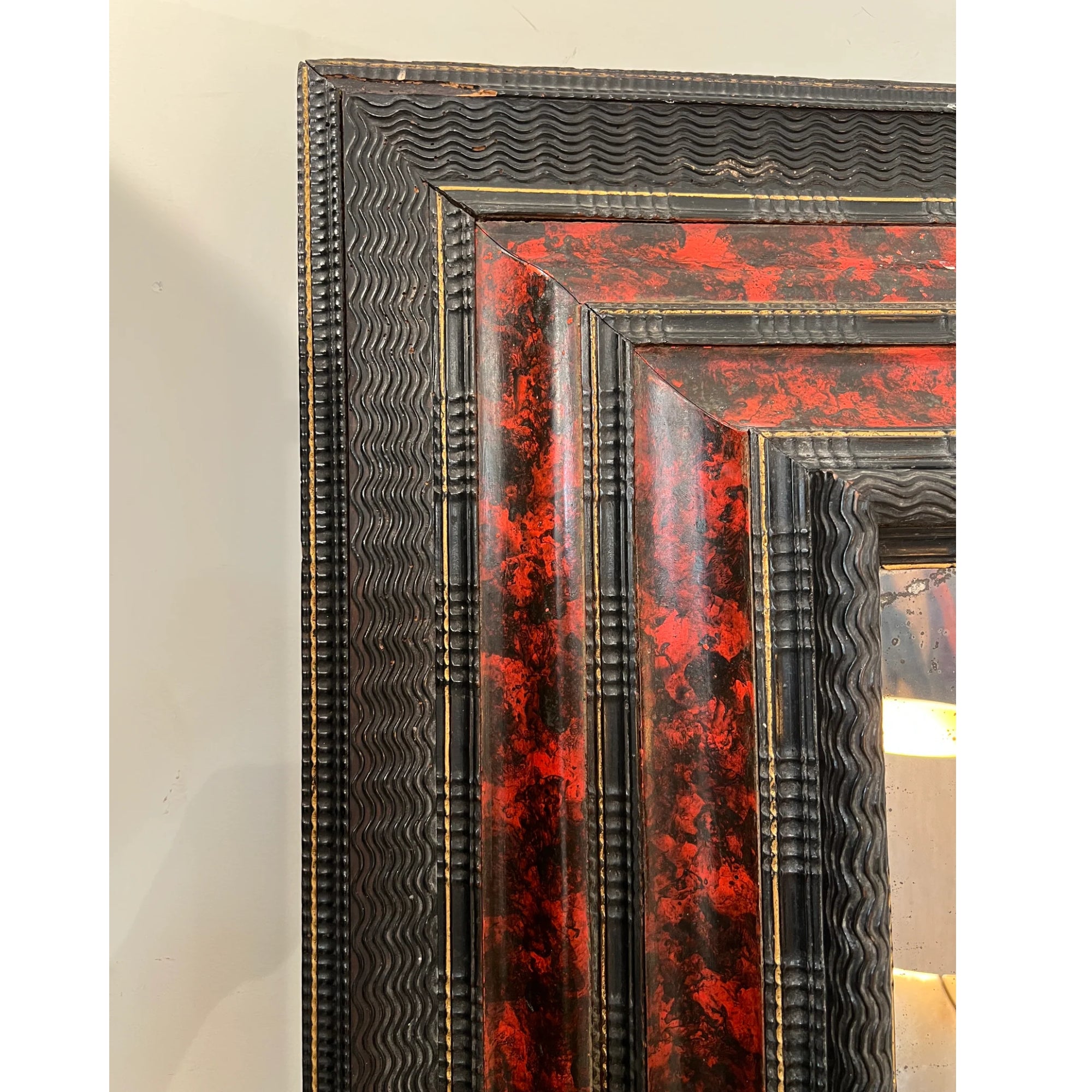18th Century Italian Faux Tortoise Mirror