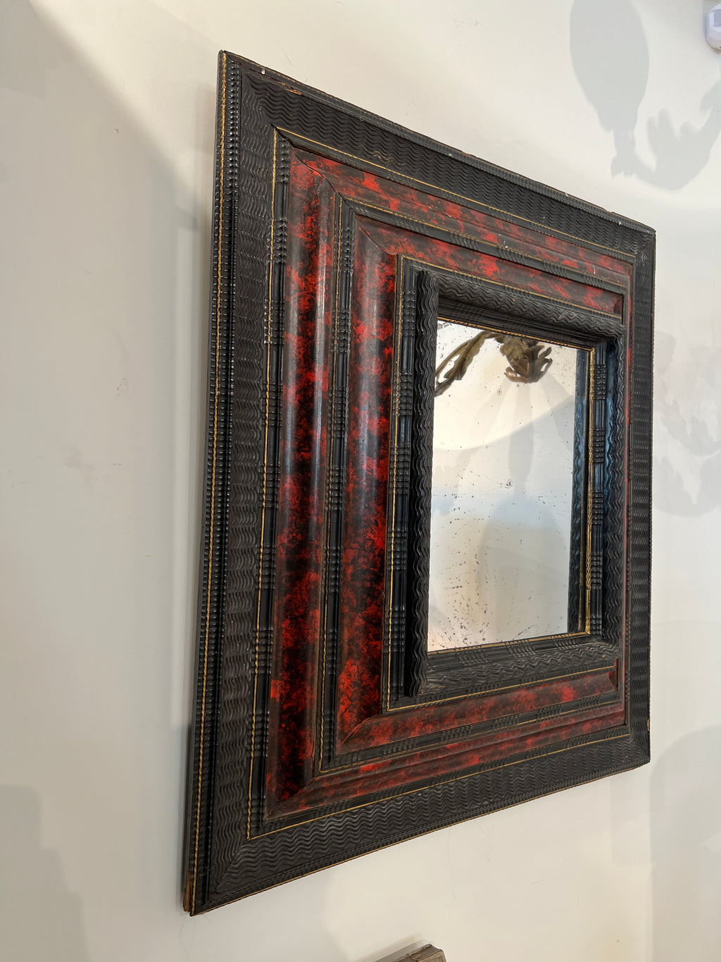 18th Century Italian Faux Tortoise Mirror