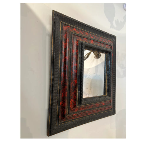 18th Century Italian Faux Tortoise Mirror