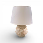 White Urchin Table Lamp with Shade