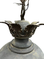 19th Century Italian Pair of Lanterns with Glass