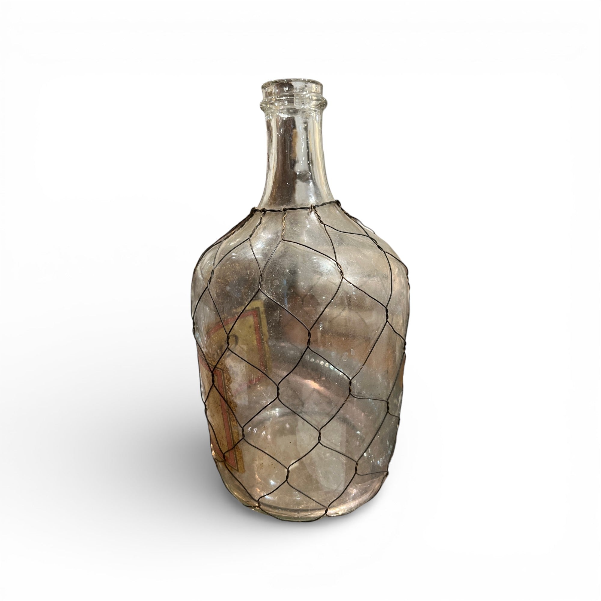 Vintage Bottle with Wire