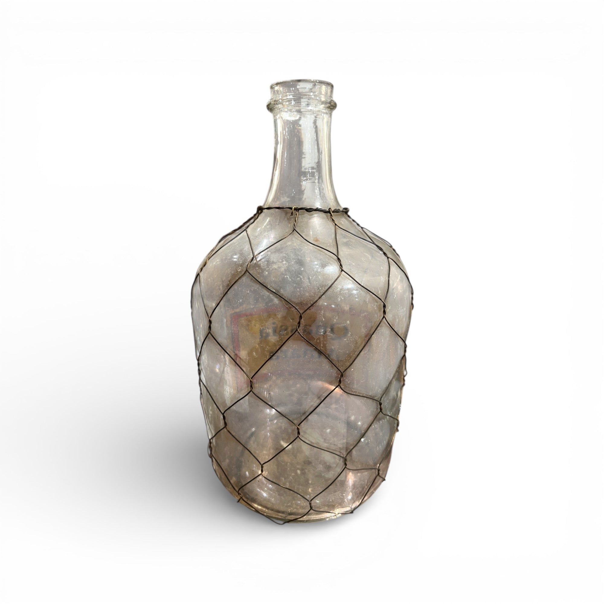 Vintage Bottle with Wire