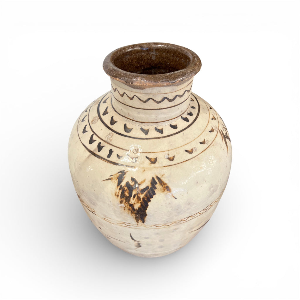 Antique Cizhou Chinese Wine Jar - Medium