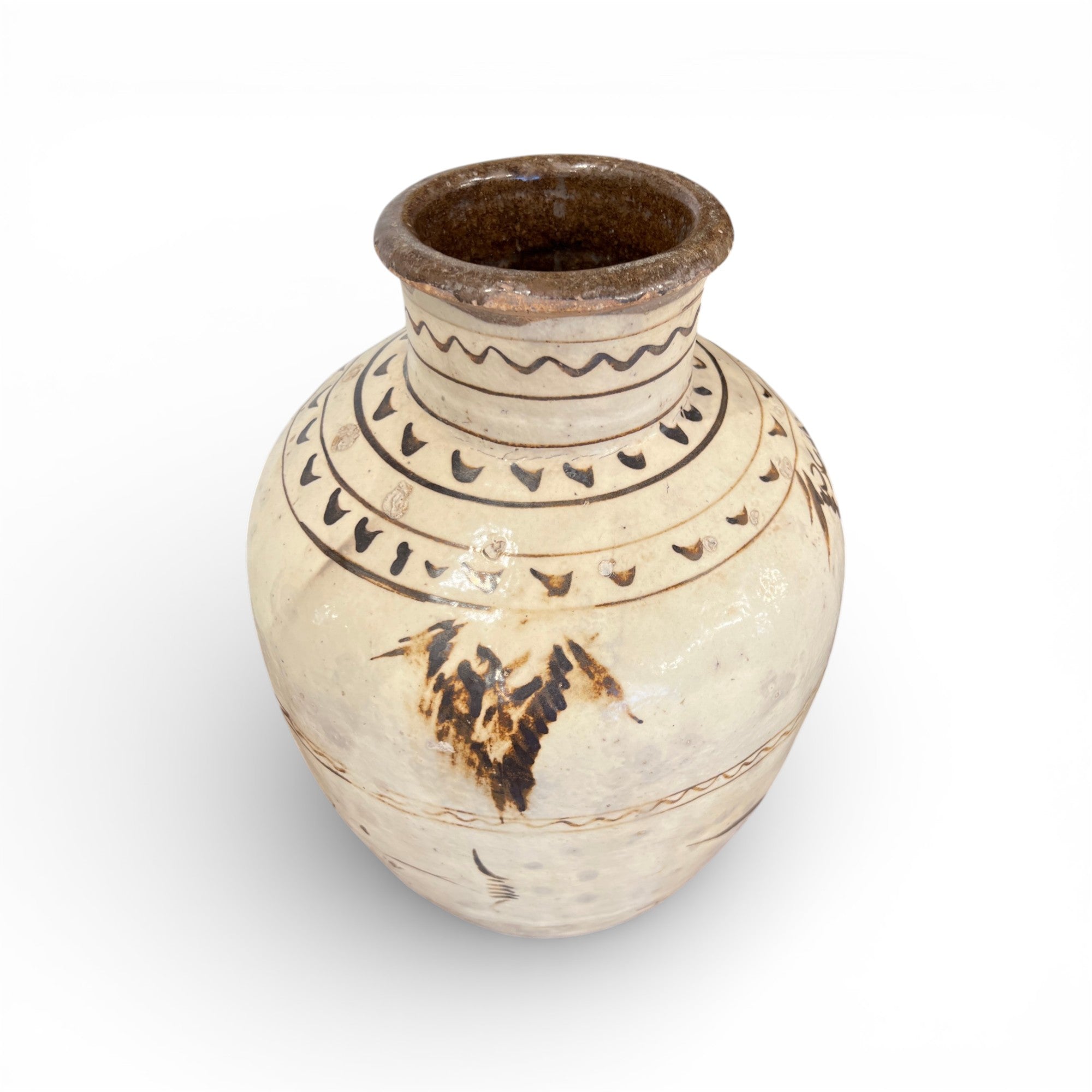 Antique Cizhou Chinese Wine Jar - Medium