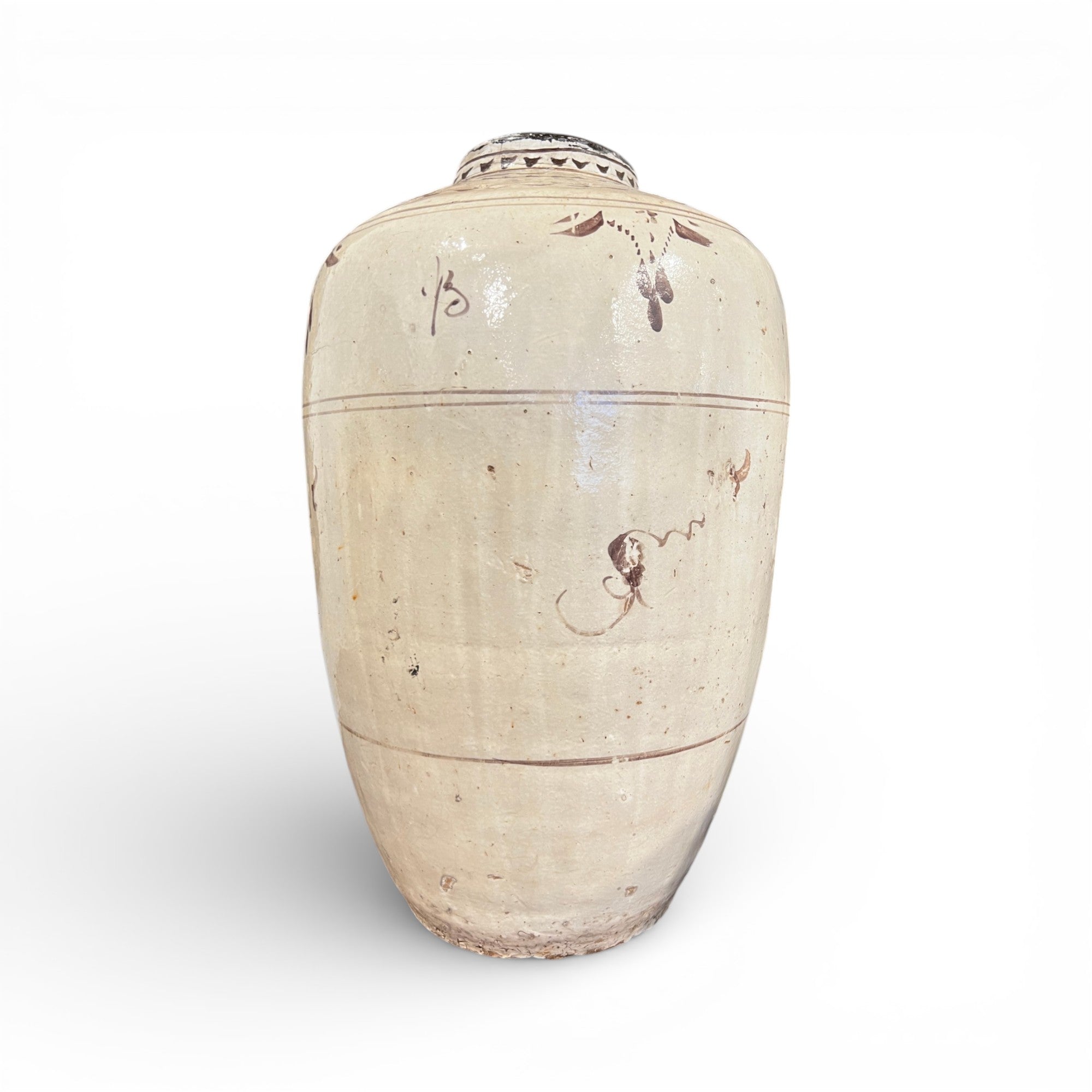 Antique Cizhou Chinese Wine Jar - Extra Large
