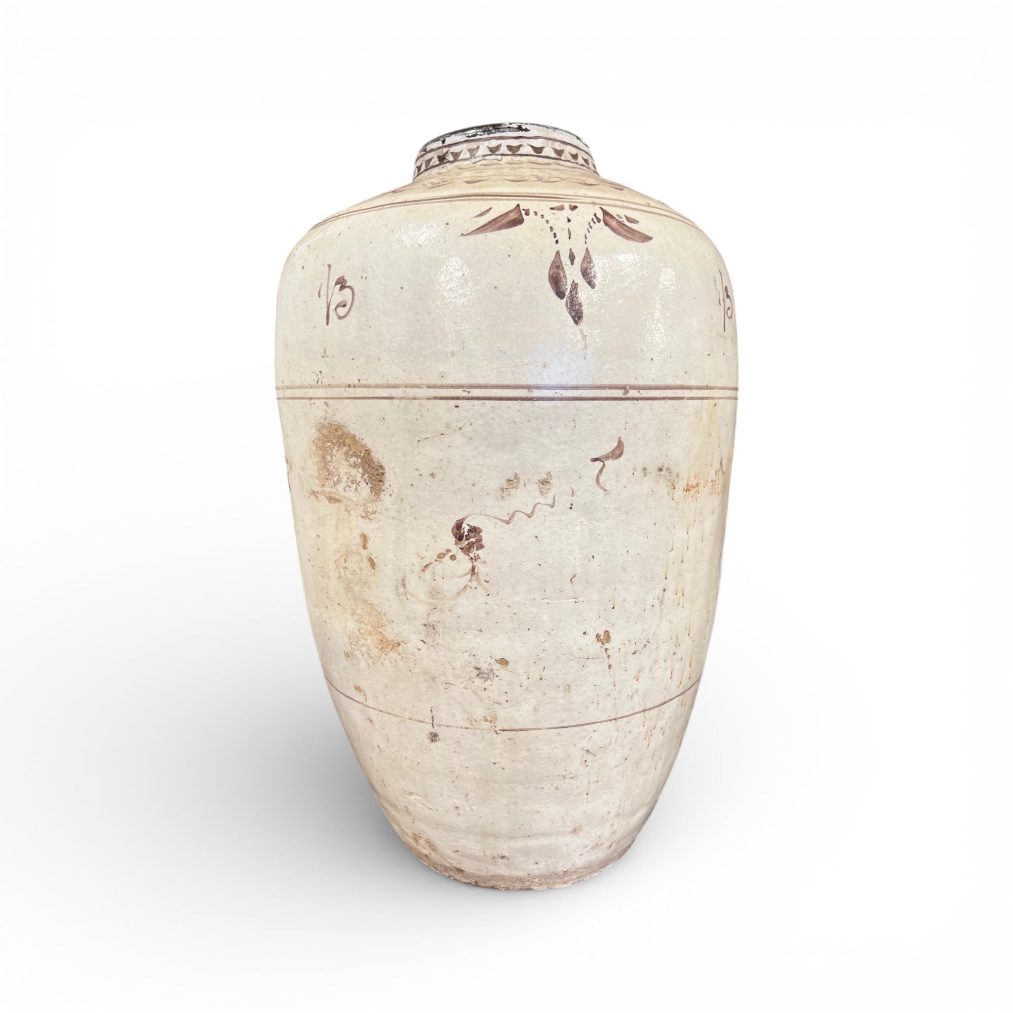 Antique Cizhou Chinese Wine Jar - Extra Large