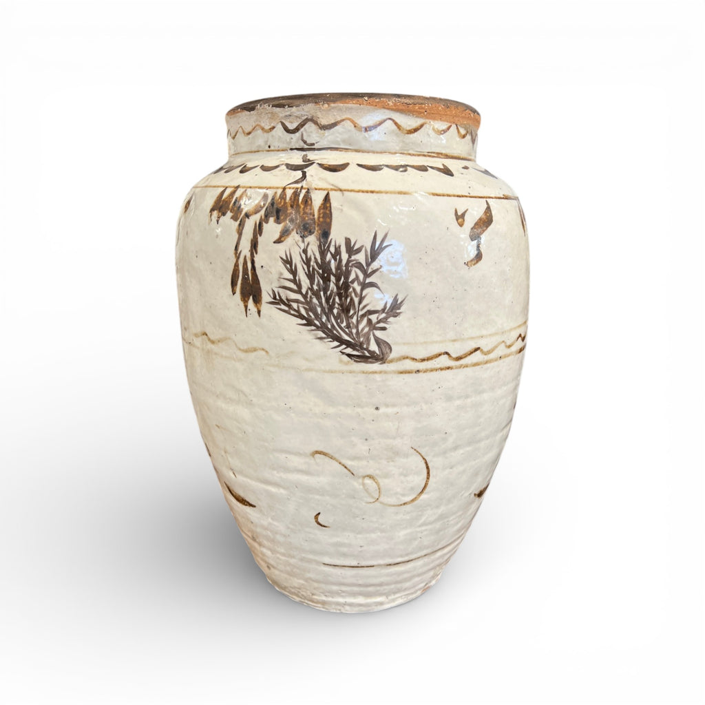 Antique Cizhou Chinese Wine Jar - Medium