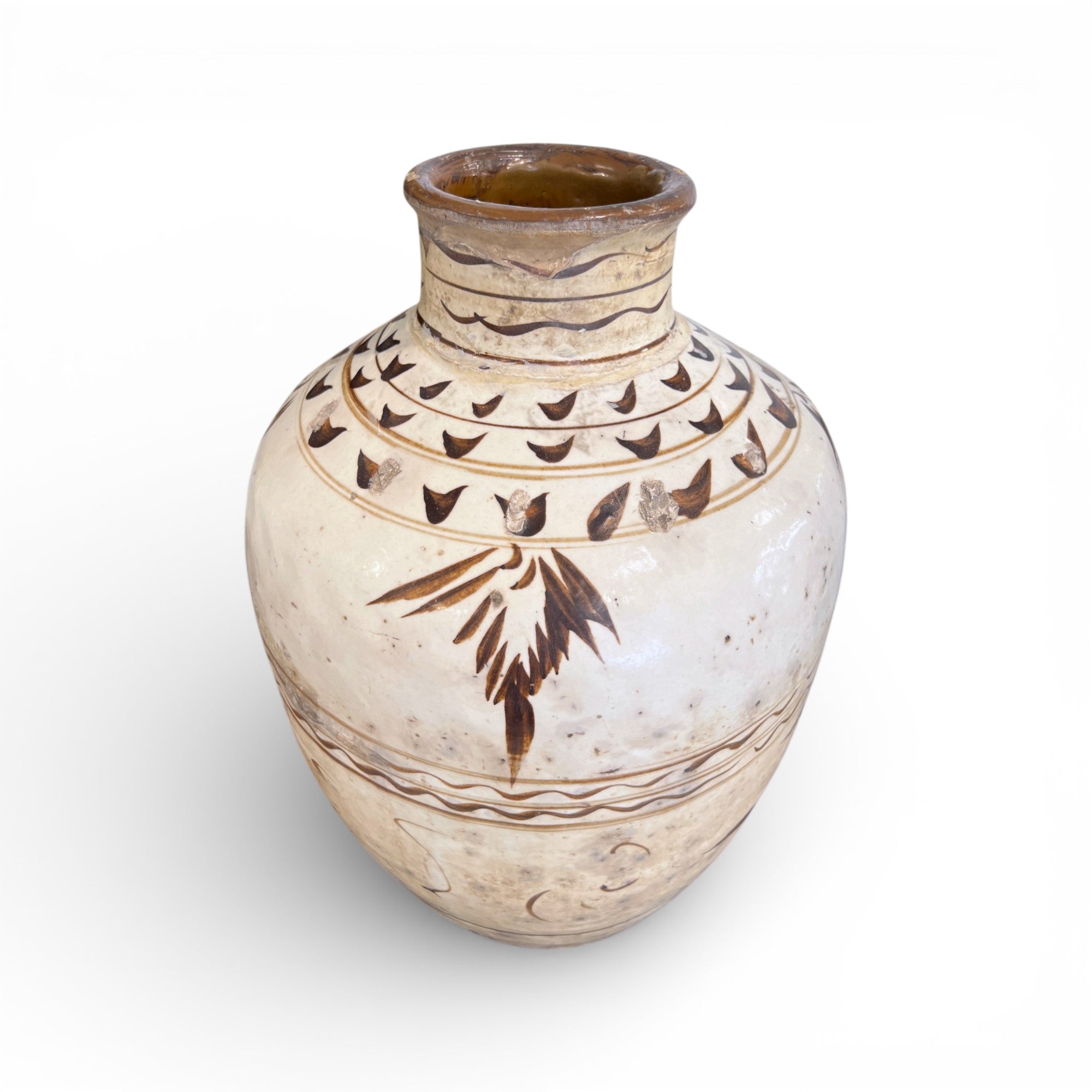 Antique Cizhou Chinese Wine Jar - Medium