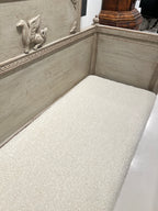 Swedish Bench with Neoclassical Carving