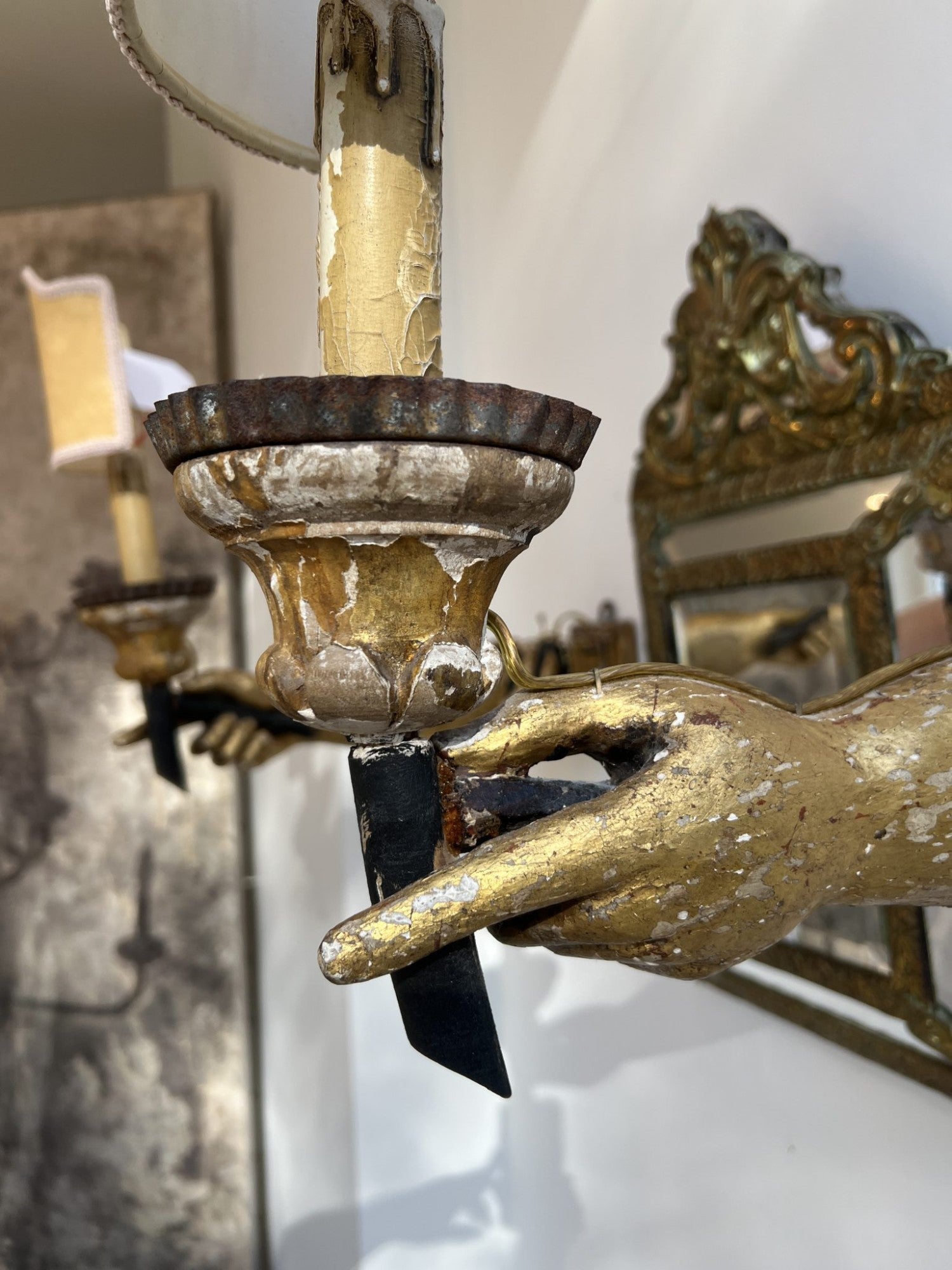 Pair of 18th Century Italian Arm Sconces
