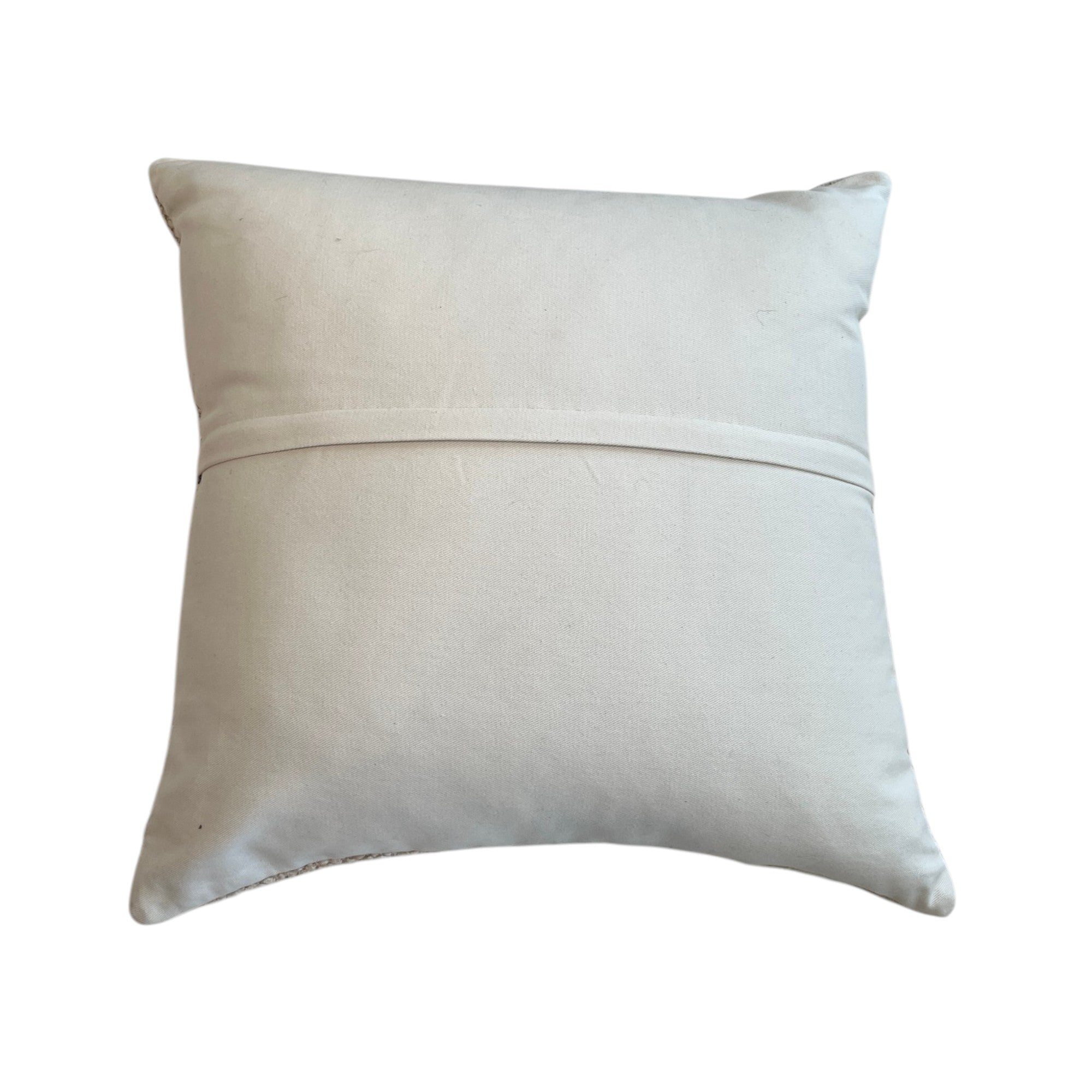 White Patchwork Pillow