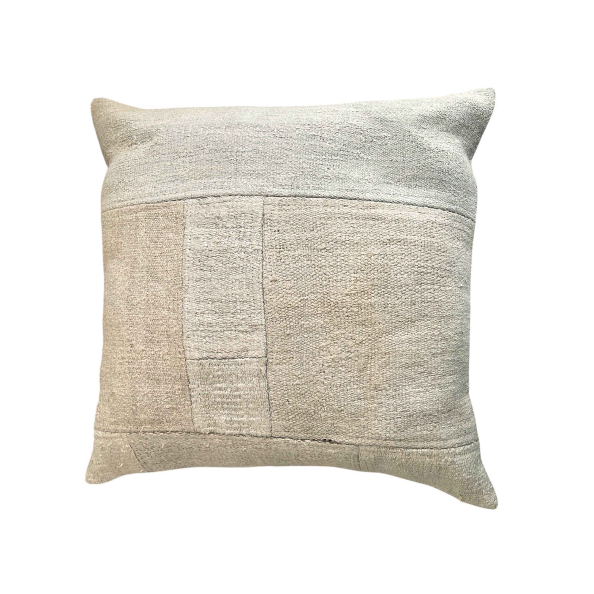 White Patchwork Pillow