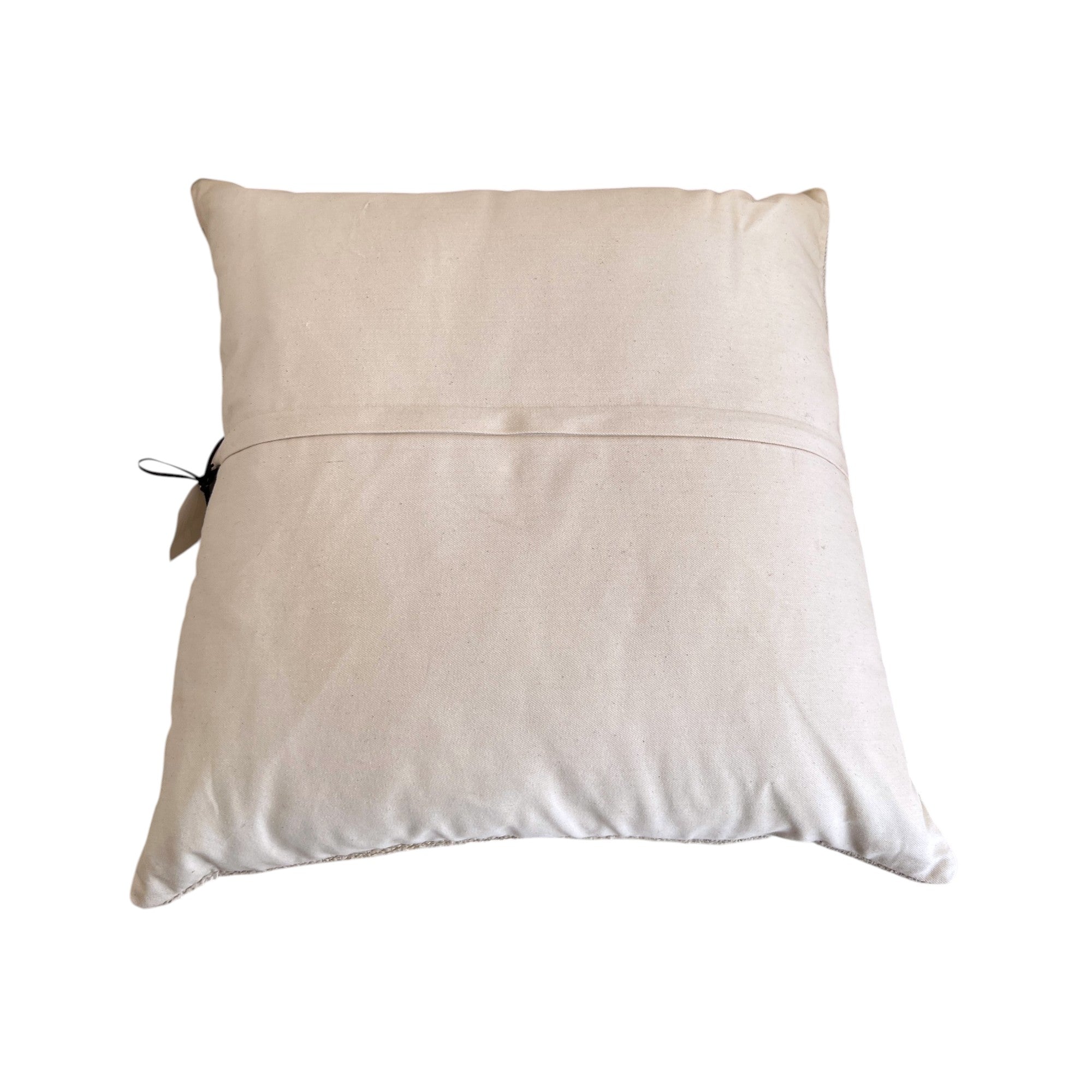 White Patchwork Pillow
