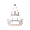 Maison Contemporary Plaster X Chandelier