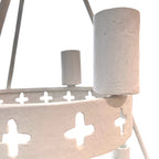 Maison Contemporary Plaster X Chandelier