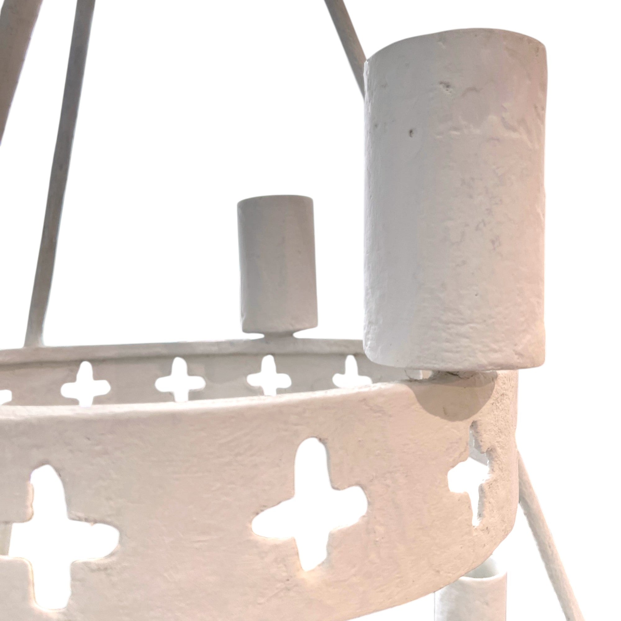 Maison Contemporary Plaster X Chandelier