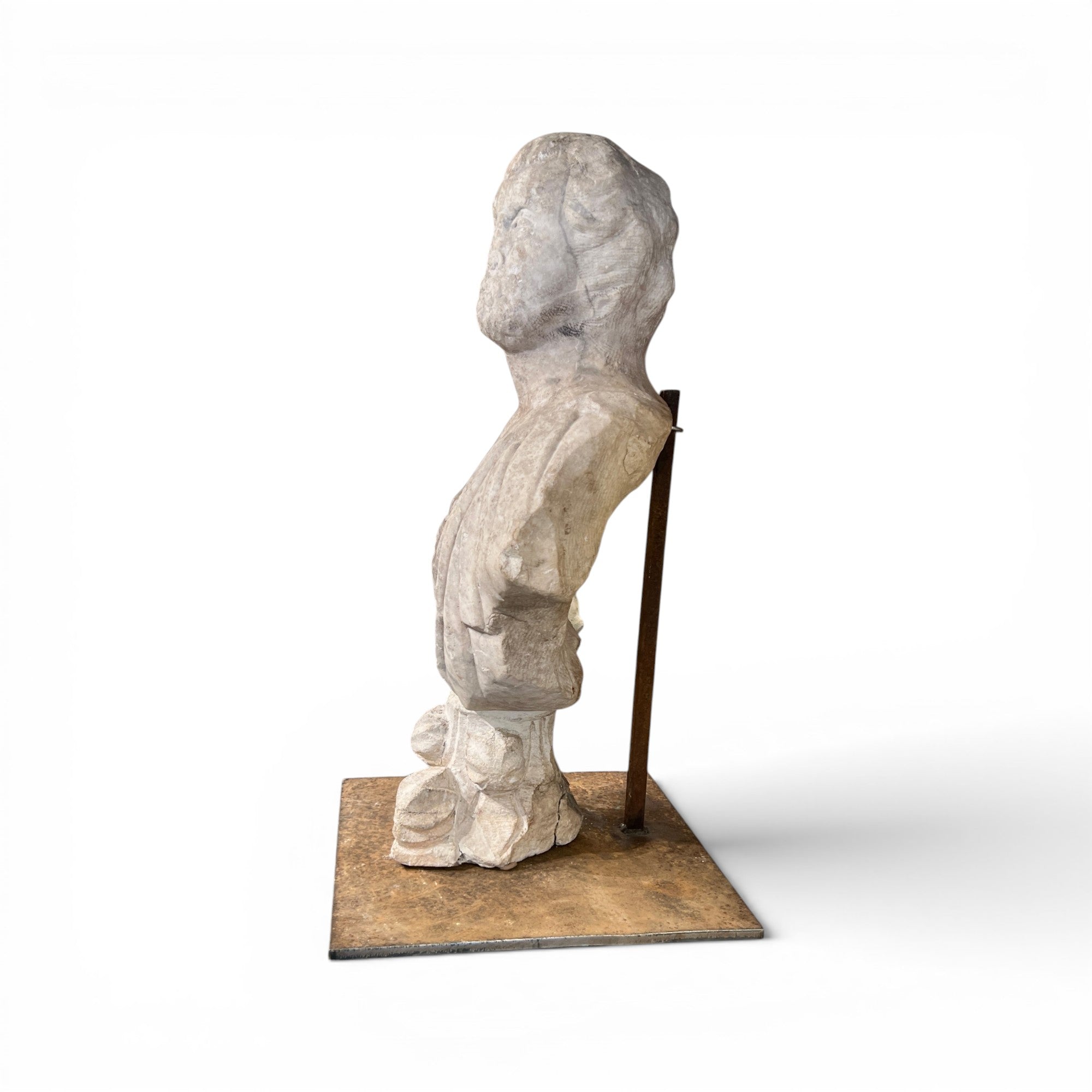 18th Century Italian Roman Emperor Marble Bust