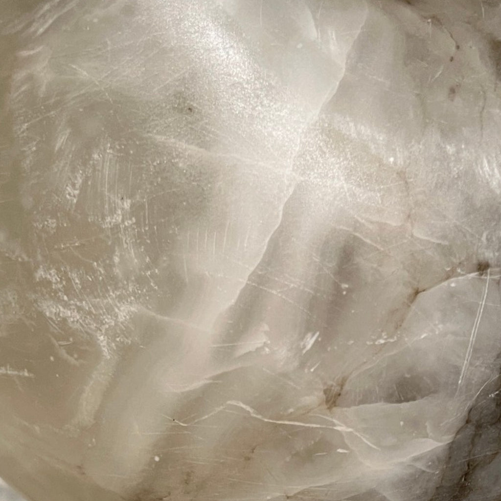 Midcentury Marble Sculpture on Acrylic Base
