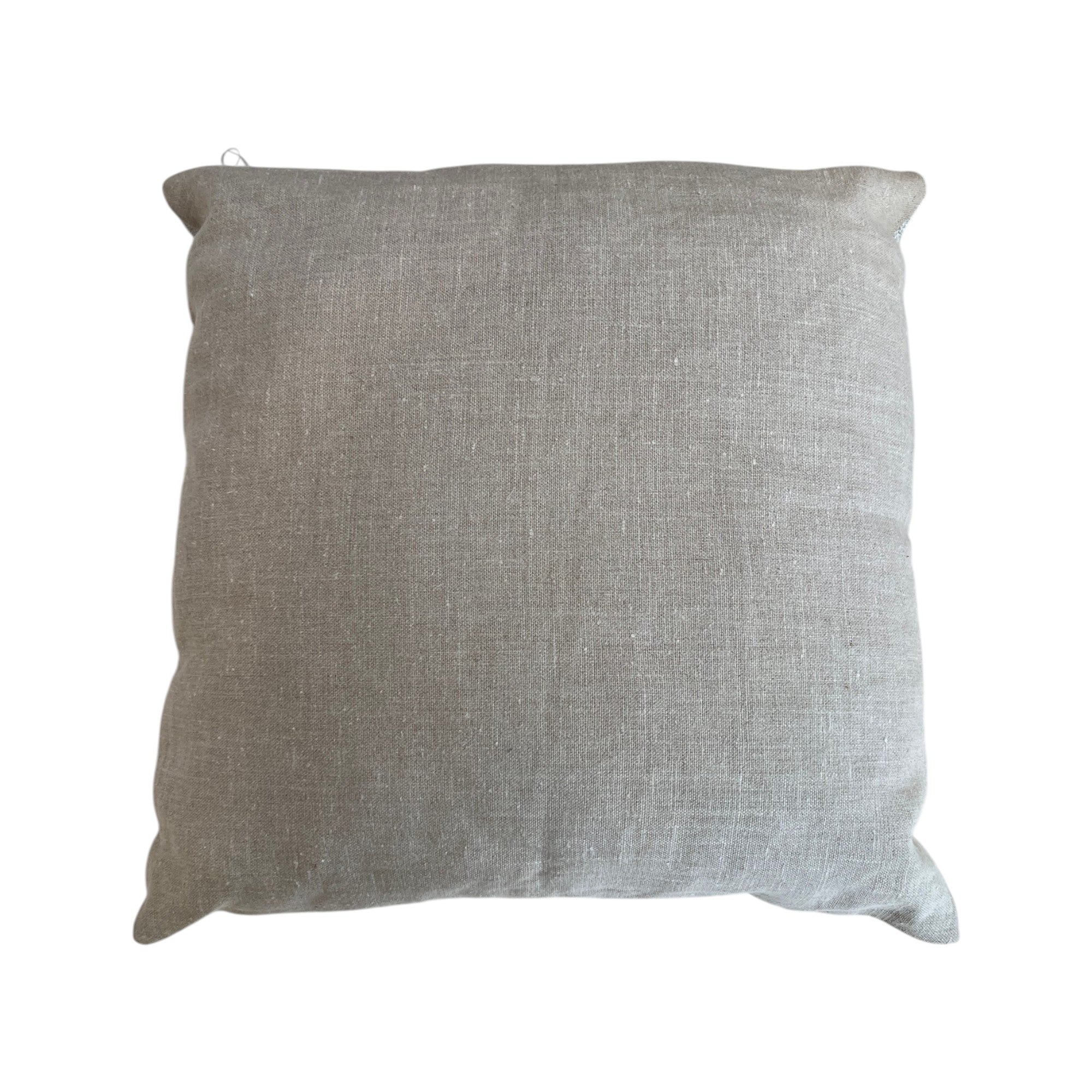 Light Grey Tweed Pillow