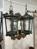 19th Century Italian Pair of Bronze Lanterns