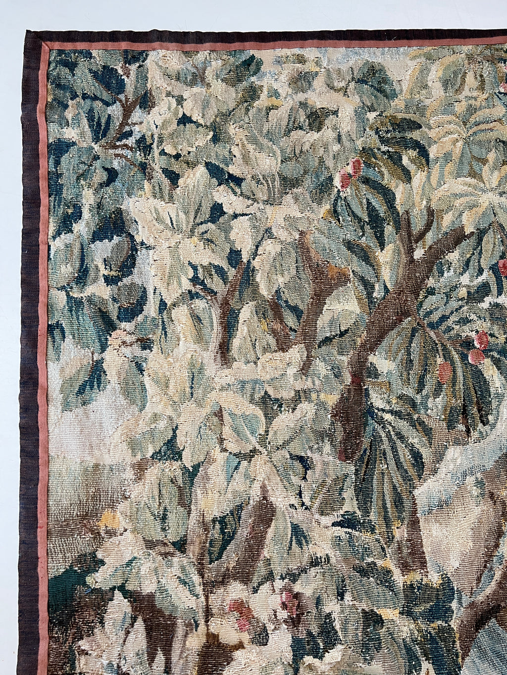18th/19th Century Landscape European Tapestry Fragment