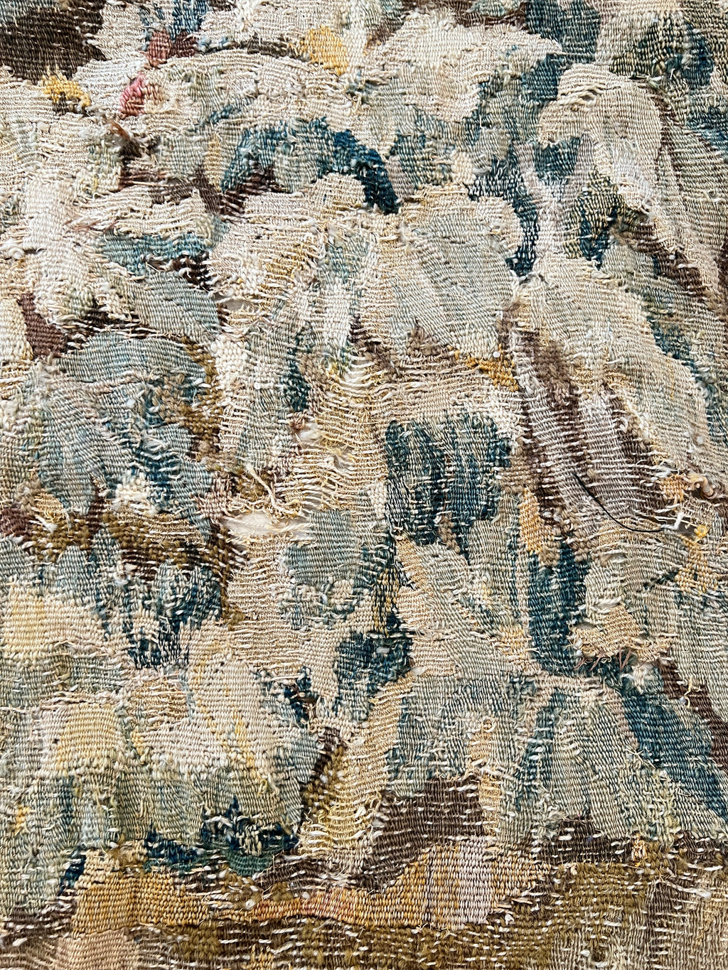 18th/19th Century Landscape European Tapestry Fragment