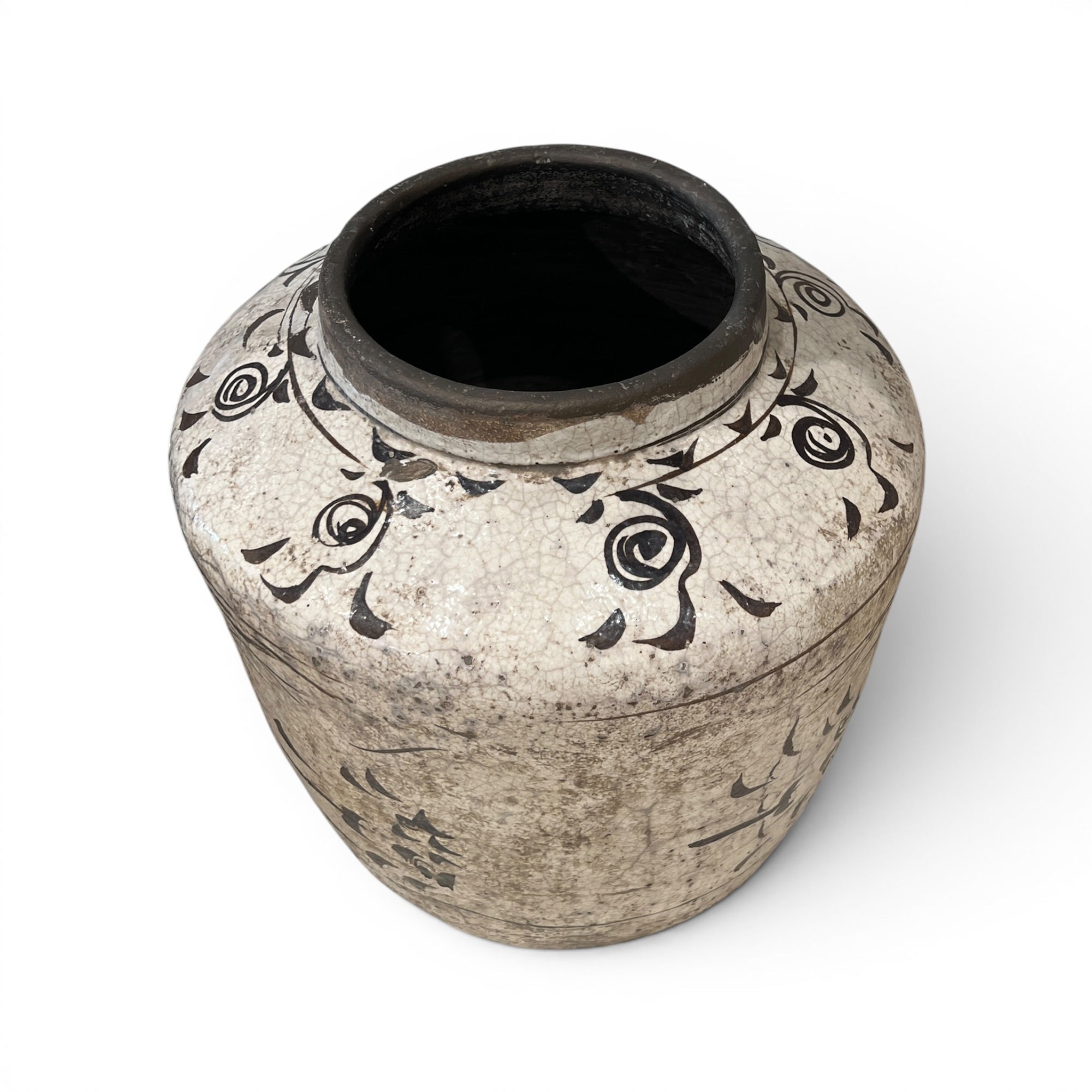 Antique Cizhou Chinese Wine Jar - Large