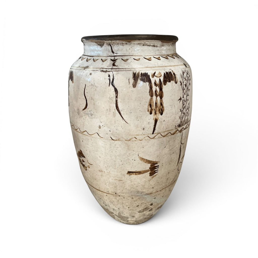 Antique Cizhou Chinese Wine Jar - Large