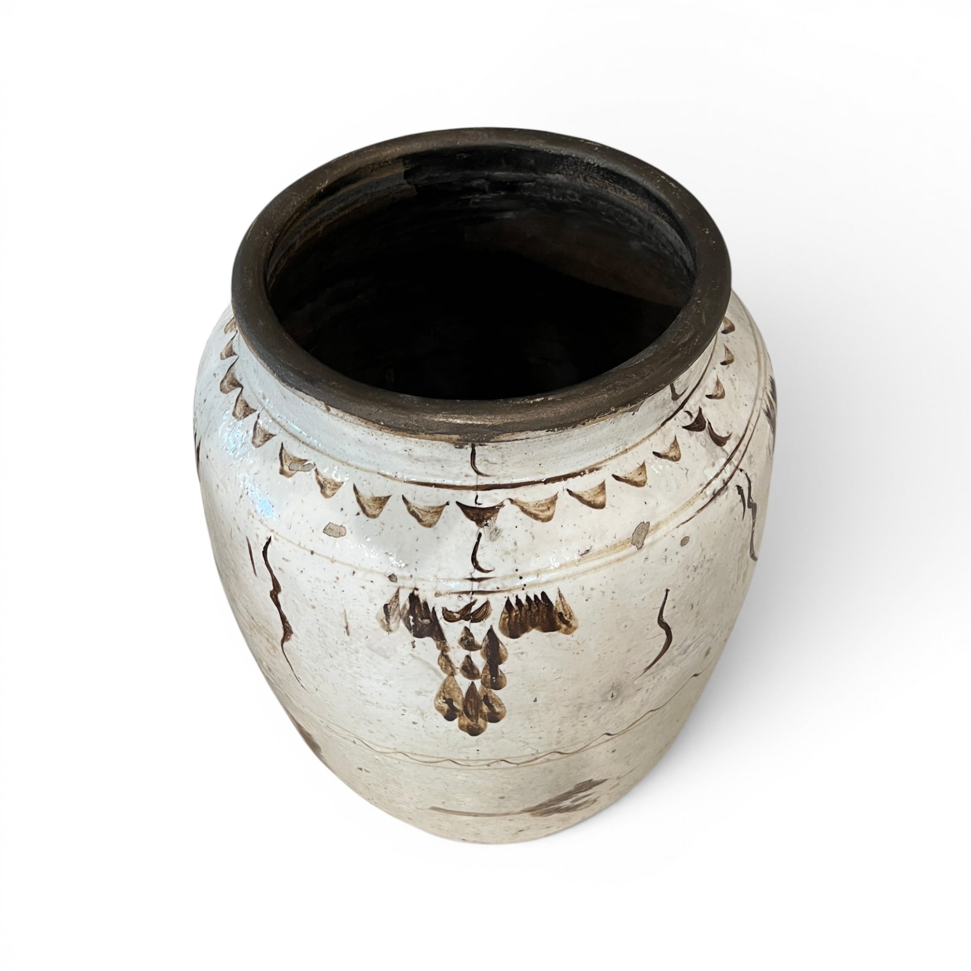Antique Cizhou Chinese Wine Jar - Large