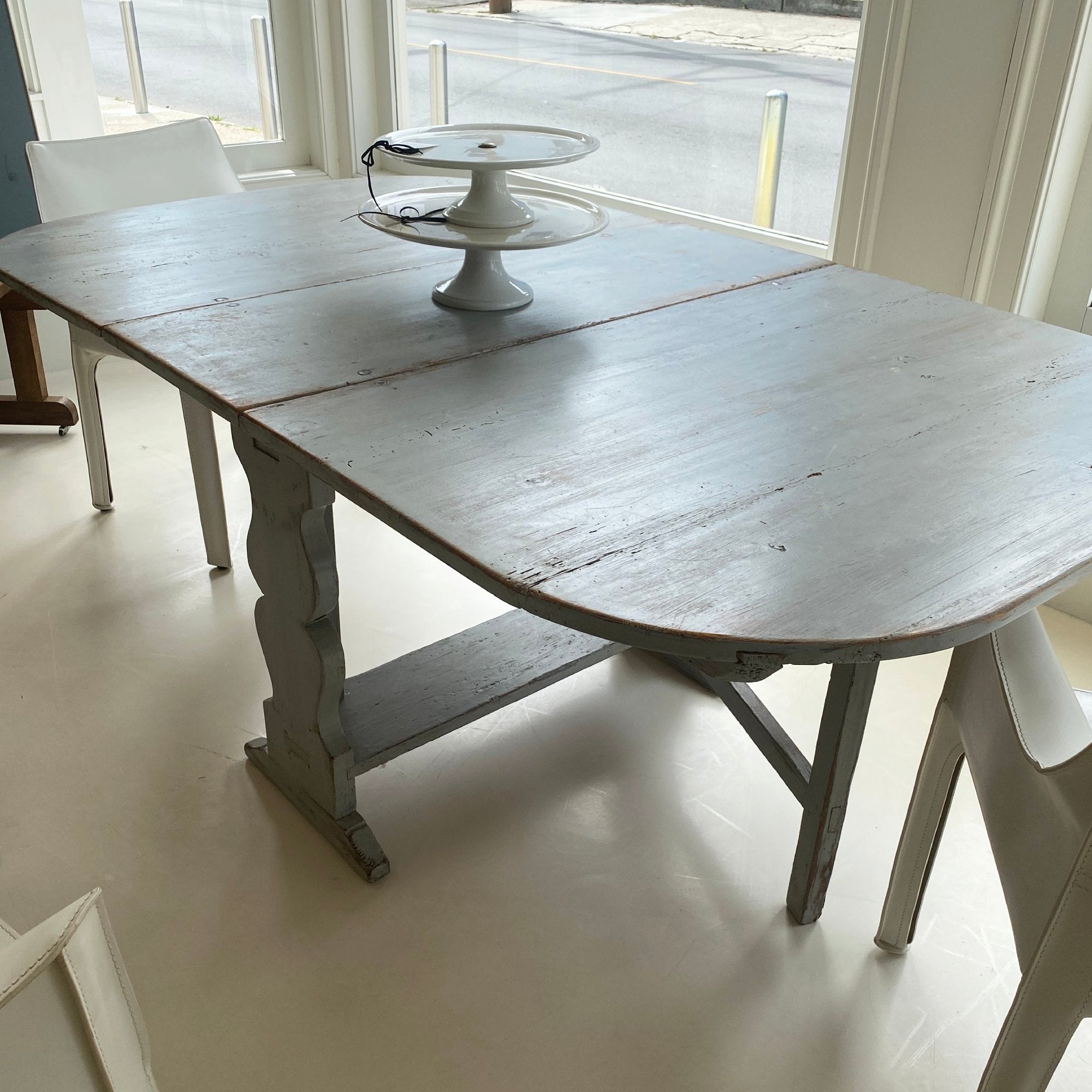 19th Century Gustavian Dropleaf Dining Table