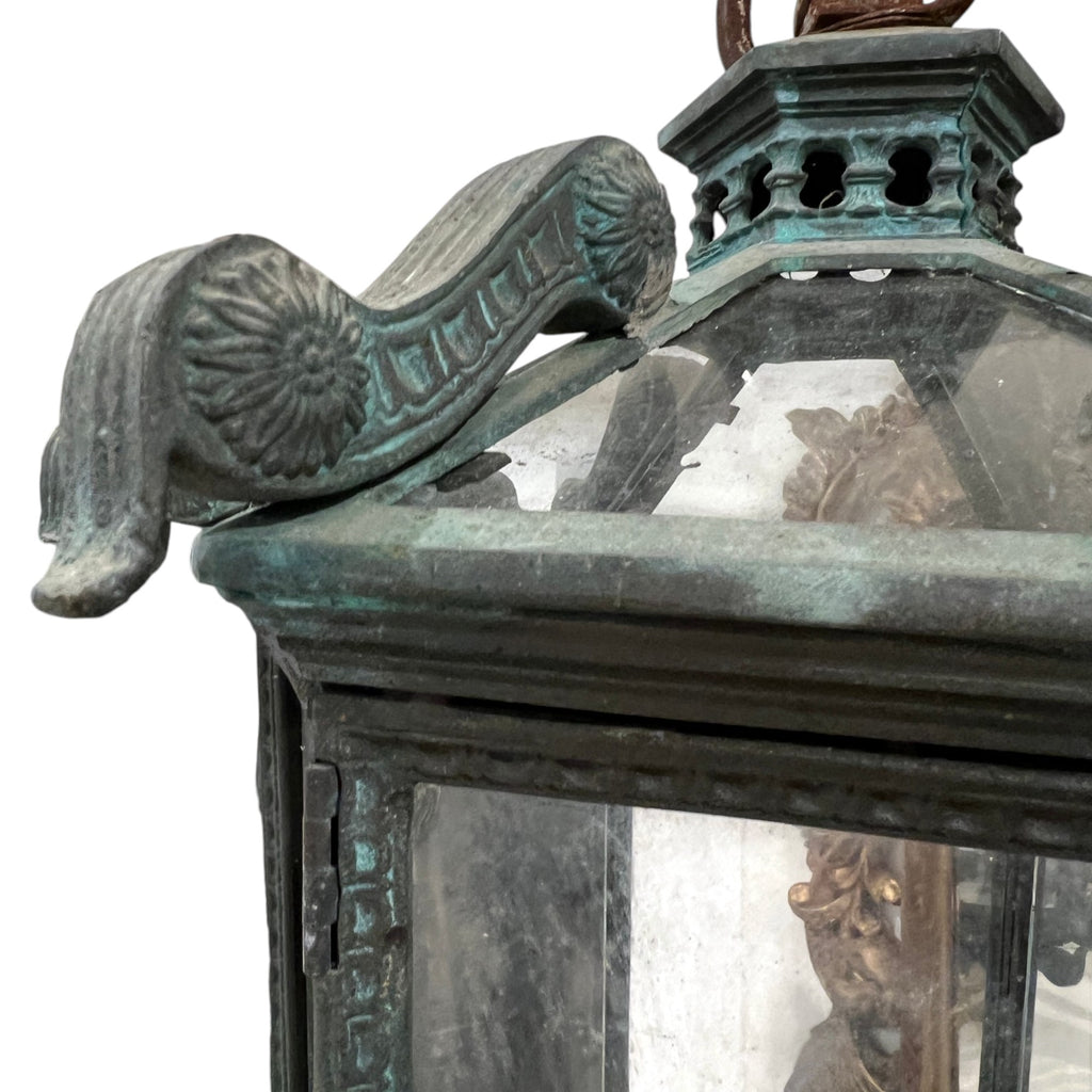 19th Century Italian Pair of Bronze Lanterns